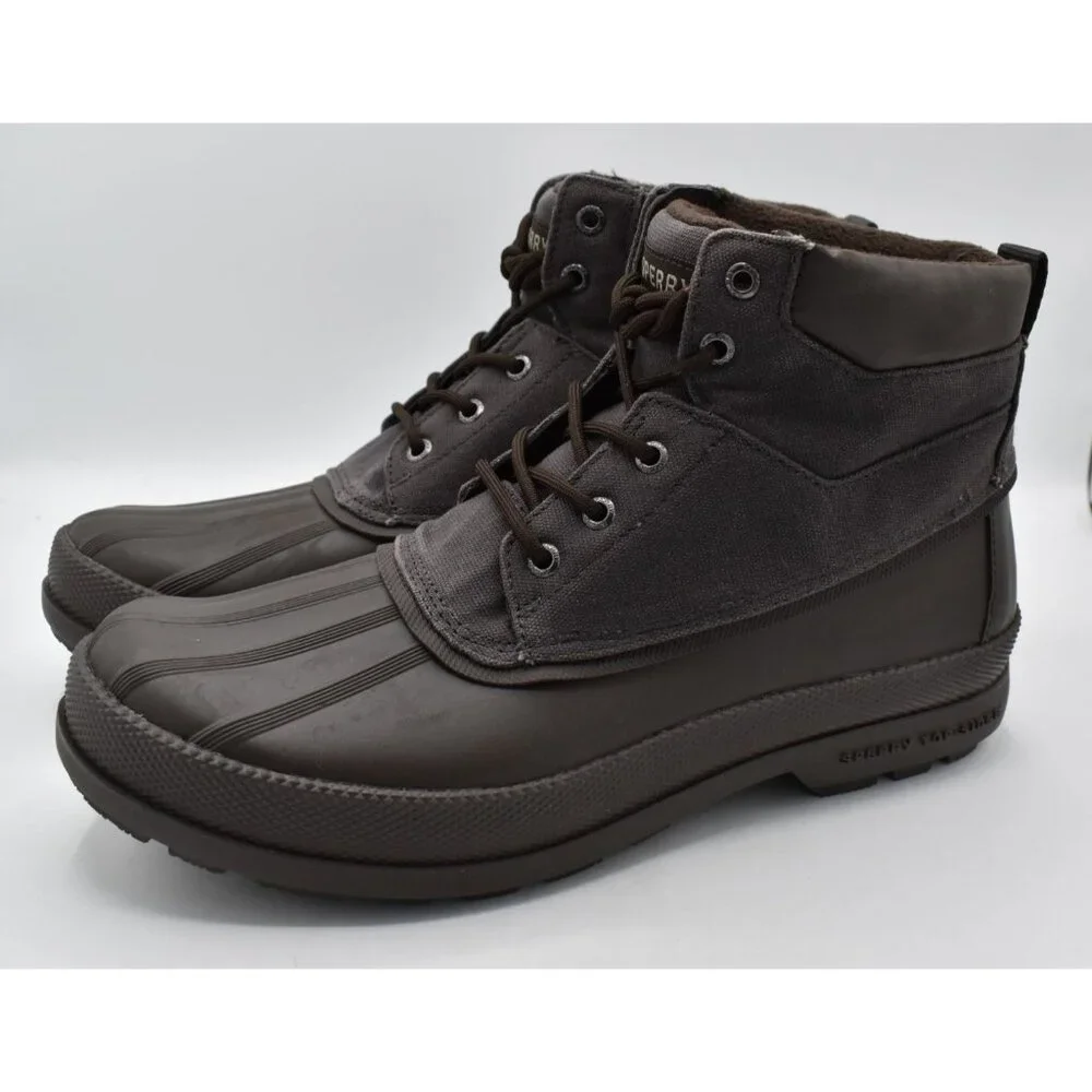 Sperry Mens Size 10.5 Cold Bay Wax Grey Water Resistant Insulated‎ Chukka Boots